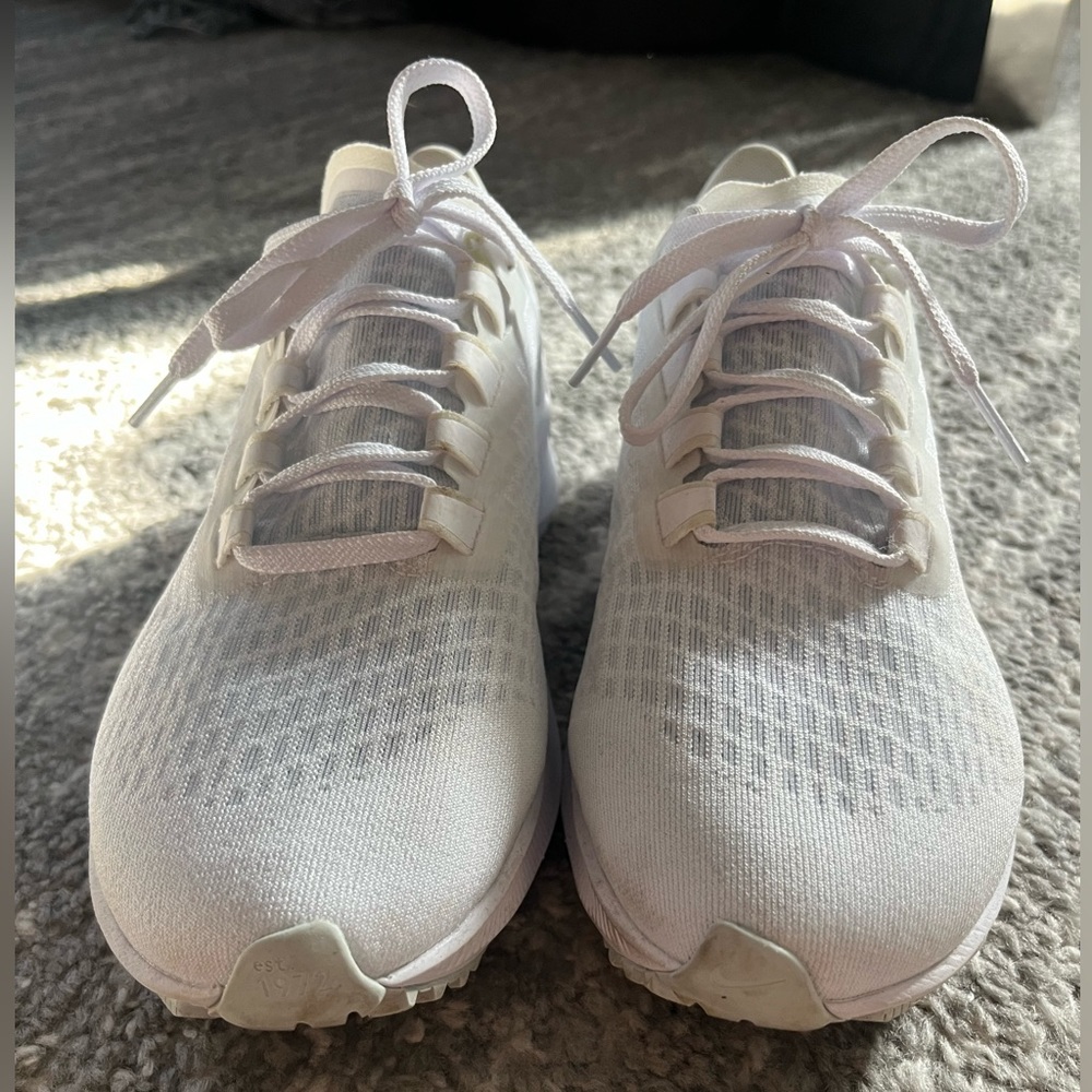 Nike Air Zoom Pegasus 37 'White Metallic Silver' BQ9647-101 Size 7